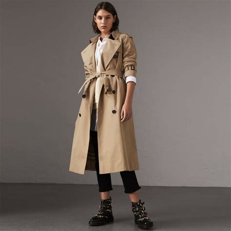 burberry extra long trench coat.